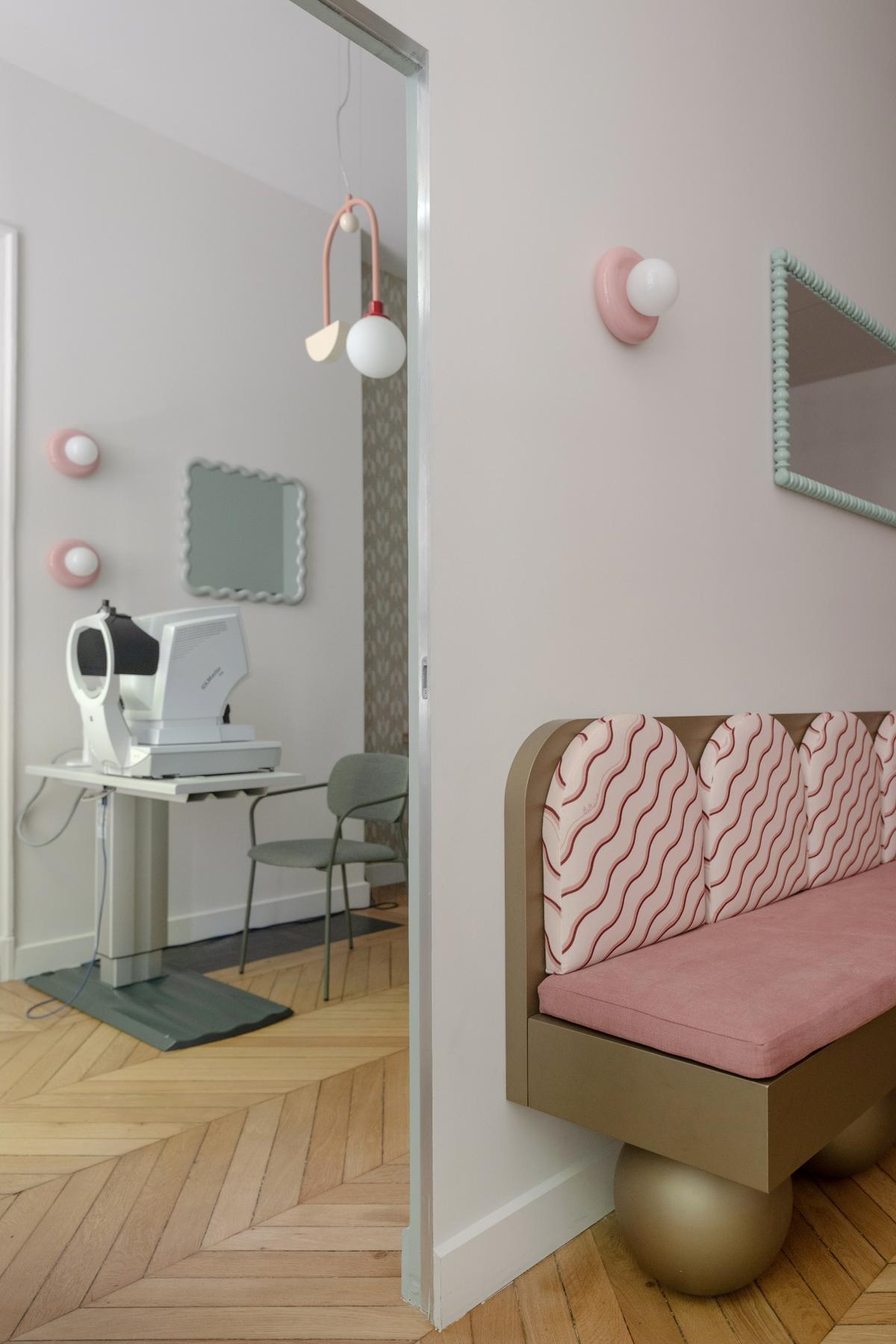 architecture intérieure cabinet médical · cabinet d’ophtalmologie · aménagement cabinet d’ophtalmologie · décoration cabinet médical · design médical · expérience patient · architecture intérieure santé · cabinet médical lumineux · design espace de soin